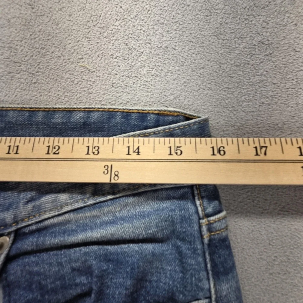 Modified‎ Jeans Mens Blue Selvedge Thrashed Whiskers Honeycomb Fits 30x25